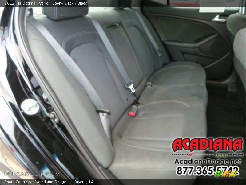 Ebony Black / Black 2012 Kia Optima Hybrid