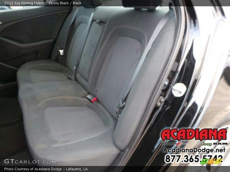 Ebony Black / Black 2012 Kia Optima Hybrid