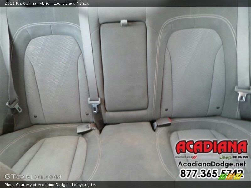 Ebony Black / Black 2012 Kia Optima Hybrid