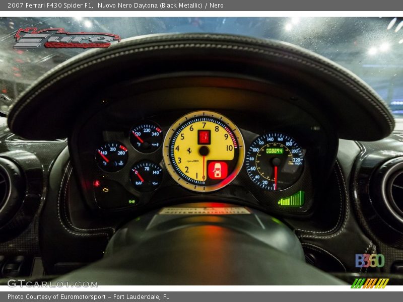 Nuovo Nero Daytona (Black Metallic) / Nero 2007 Ferrari F430 Spider F1