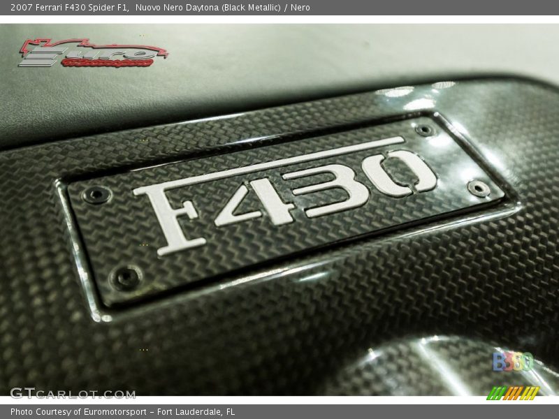 Nuovo Nero Daytona (Black Metallic) / Nero 2007 Ferrari F430 Spider F1