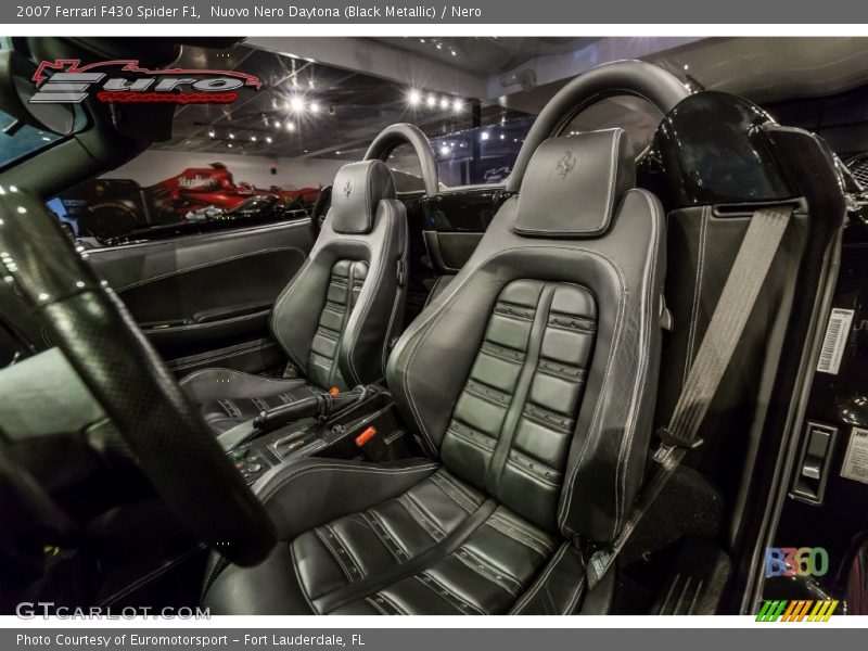 Nuovo Nero Daytona (Black Metallic) / Nero 2007 Ferrari F430 Spider F1