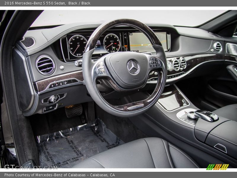 Black Interior - 2016 S 550 Sedan 