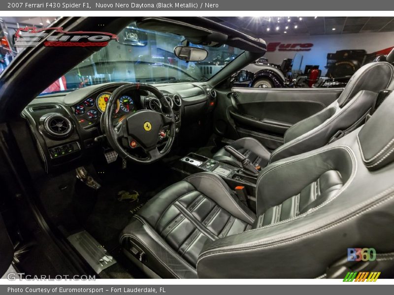 Nuovo Nero Daytona (Black Metallic) / Nero 2007 Ferrari F430 Spider F1