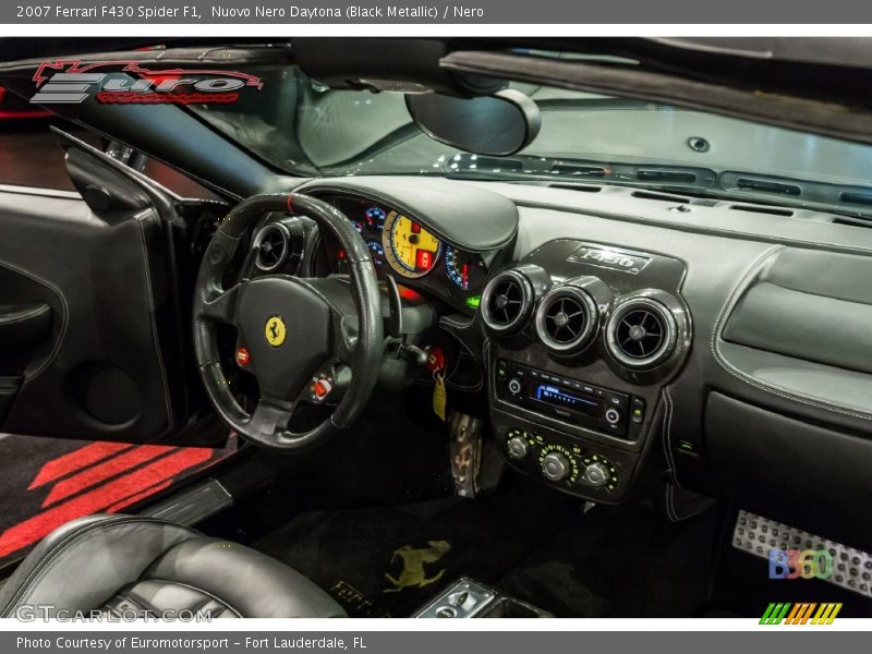 Nuovo Nero Daytona (Black Metallic) / Nero 2007 Ferrari F430 Spider F1