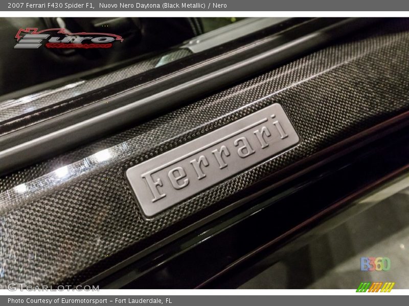 Nuovo Nero Daytona (Black Metallic) / Nero 2007 Ferrari F430 Spider F1