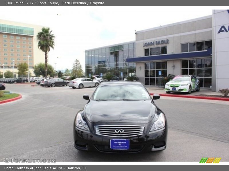 Black Obsidian / Graphite 2008 Infiniti G 37 S Sport Coupe