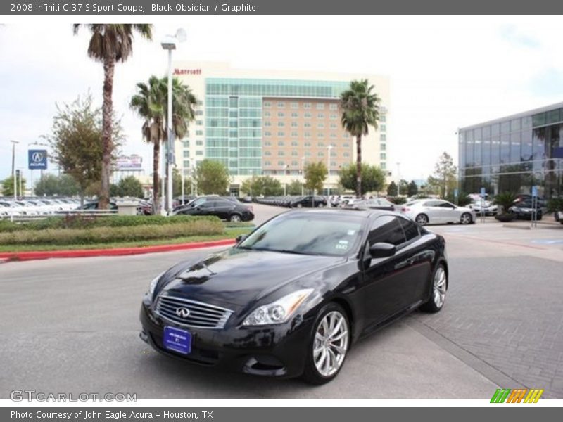 Black Obsidian / Graphite 2008 Infiniti G 37 S Sport Coupe