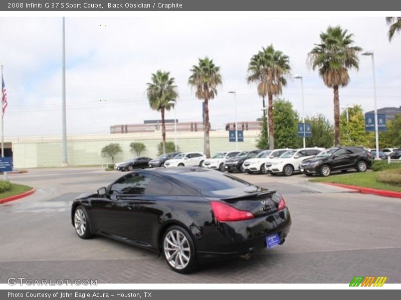 Black Obsidian / Graphite 2008 Infiniti G 37 S Sport Coupe