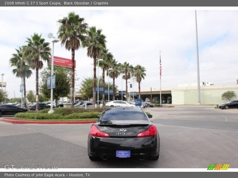 Black Obsidian / Graphite 2008 Infiniti G 37 S Sport Coupe