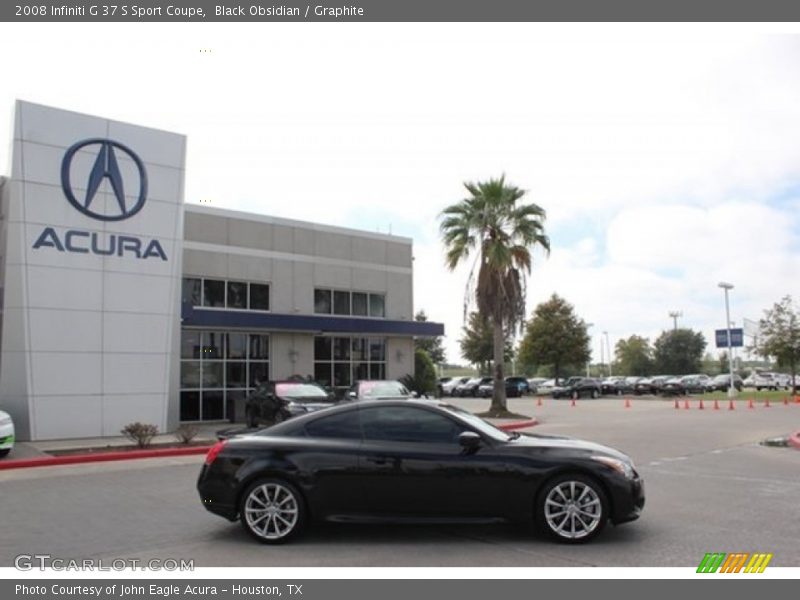 Black Obsidian / Graphite 2008 Infiniti G 37 S Sport Coupe