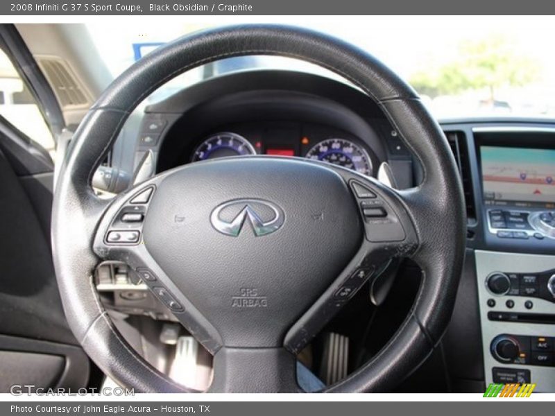 Black Obsidian / Graphite 2008 Infiniti G 37 S Sport Coupe