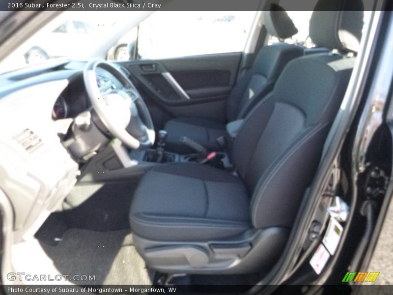 Crystal Black Silica / Gray 2016 Subaru Forester 2.5i