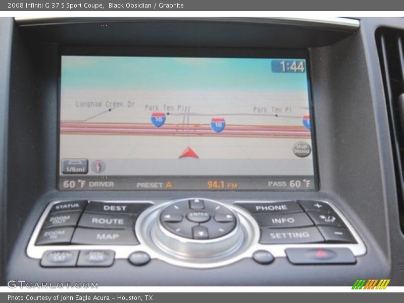 Black Obsidian / Graphite 2008 Infiniti G 37 S Sport Coupe