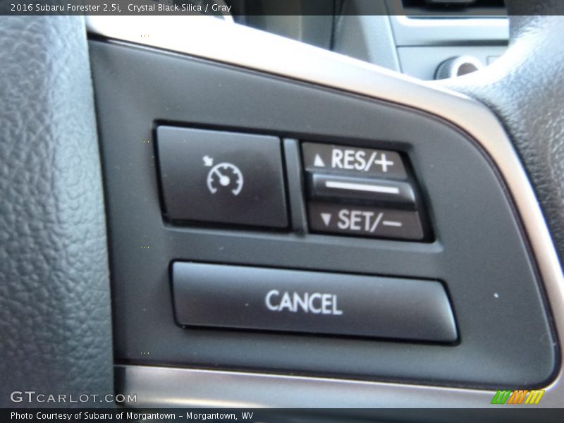 Crystal Black Silica / Gray 2016 Subaru Forester 2.5i