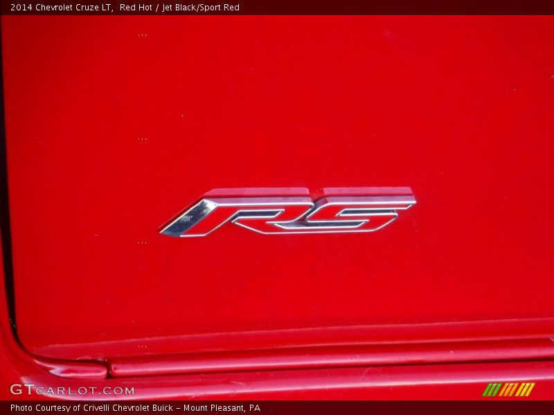 Red Hot / Jet Black/Sport Red 2014 Chevrolet Cruze LT