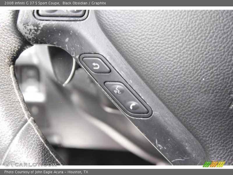 Black Obsidian / Graphite 2008 Infiniti G 37 S Sport Coupe