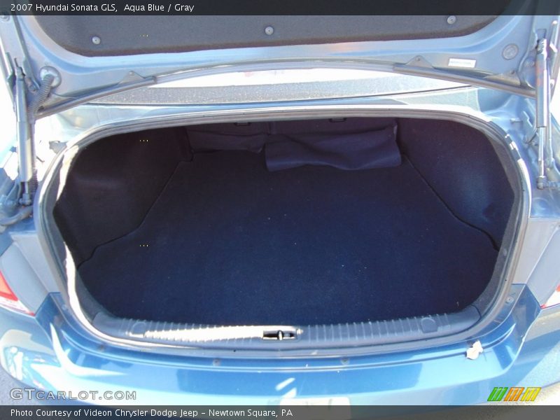 Aqua Blue / Gray 2007 Hyundai Sonata GLS