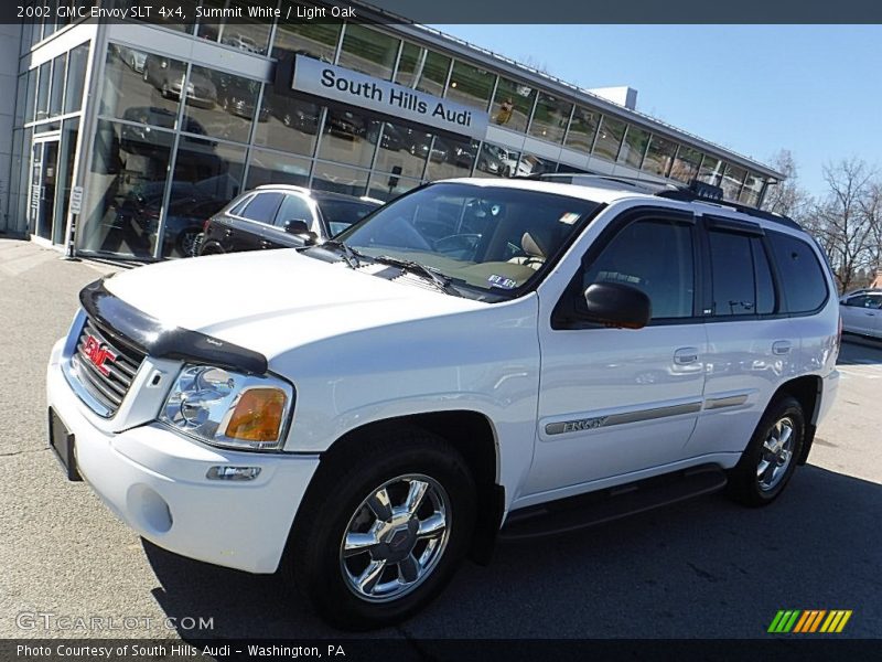 Summit White / Light Oak 2002 GMC Envoy SLT 4x4