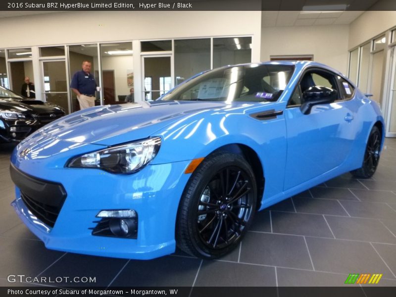 Front 3/4 View of 2016 BRZ HyperBlue Limited Edition