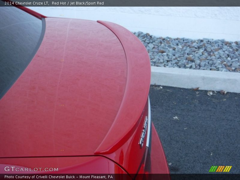 Red Hot / Jet Black/Sport Red 2014 Chevrolet Cruze LT