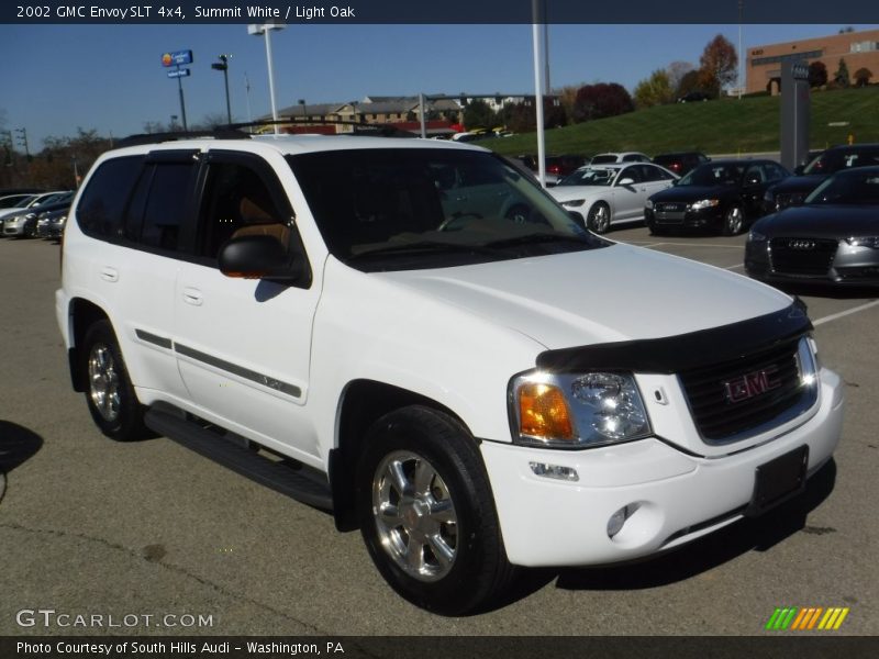 Summit White / Light Oak 2002 GMC Envoy SLT 4x4