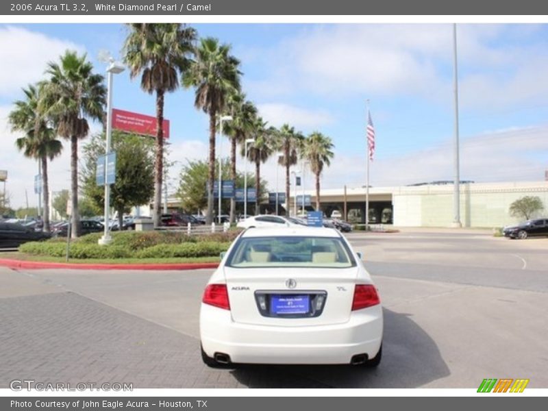 White Diamond Pearl / Camel 2006 Acura TL 3.2