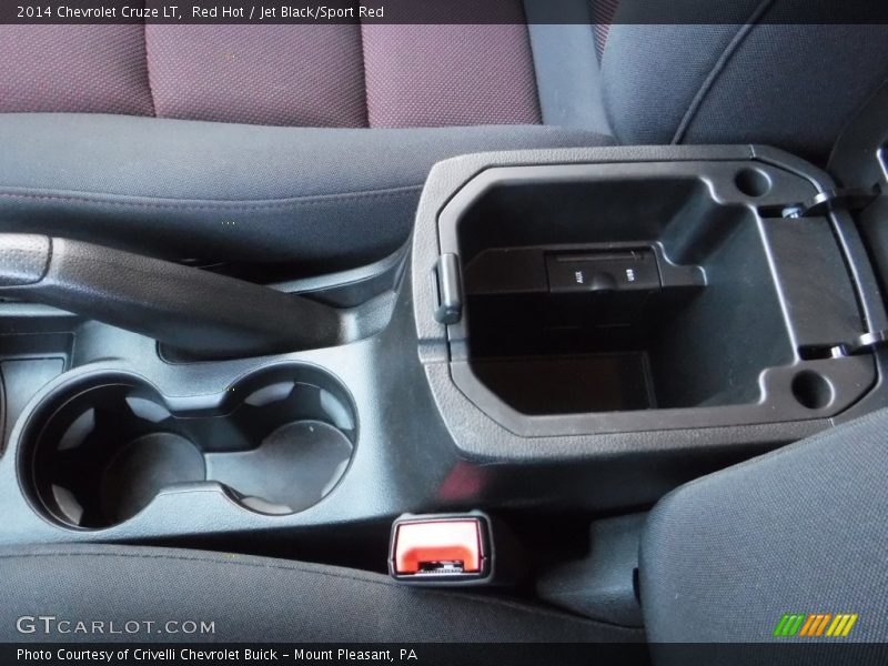 Red Hot / Jet Black/Sport Red 2014 Chevrolet Cruze LT