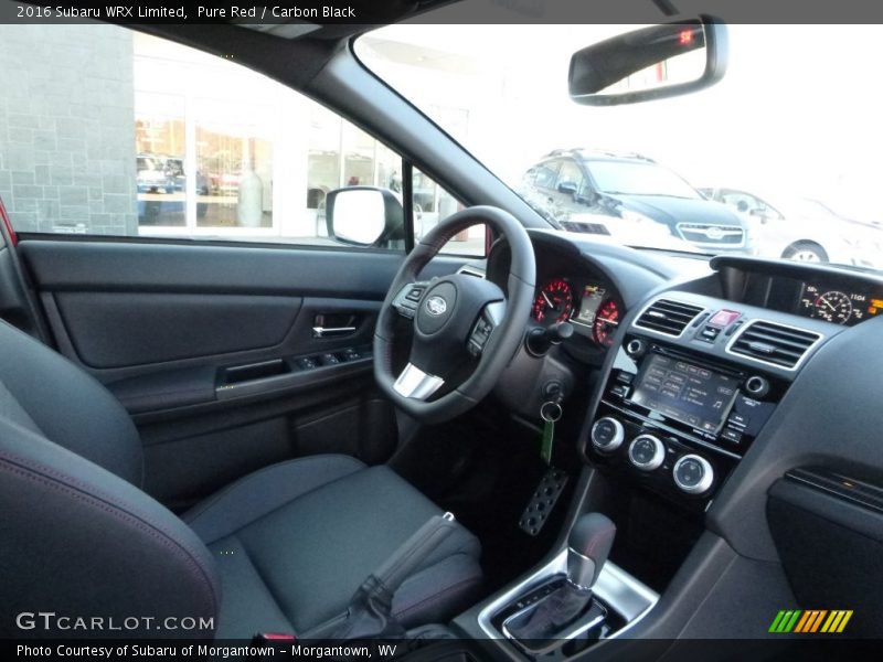 Pure Red / Carbon Black 2016 Subaru WRX Limited