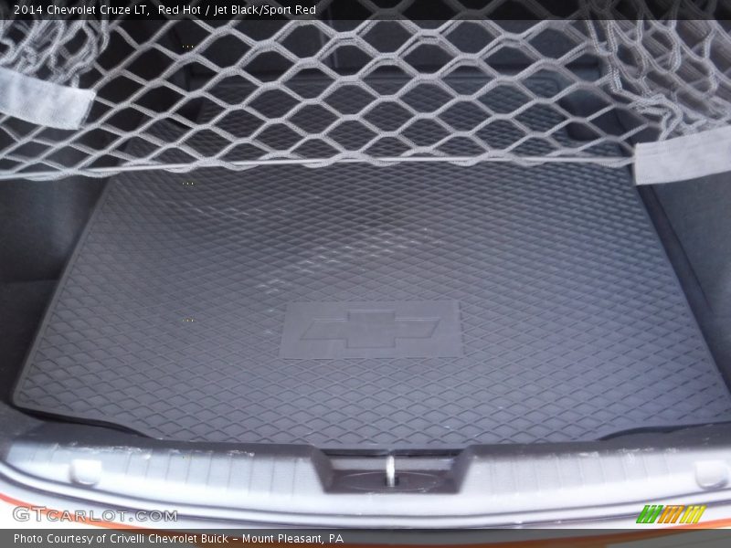 Red Hot / Jet Black/Sport Red 2014 Chevrolet Cruze LT