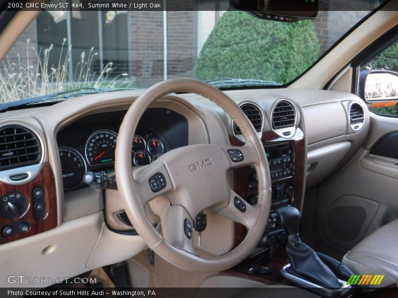 Summit White / Light Oak 2002 GMC Envoy SLT 4x4