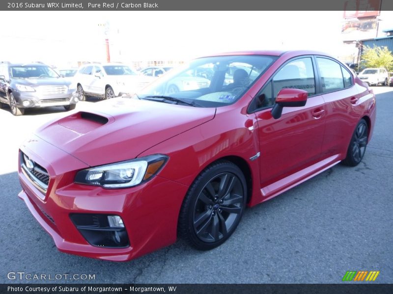Pure Red / Carbon Black 2016 Subaru WRX Limited