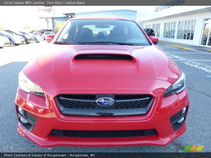 Pure Red / Carbon Black 2016 Subaru WRX Limited