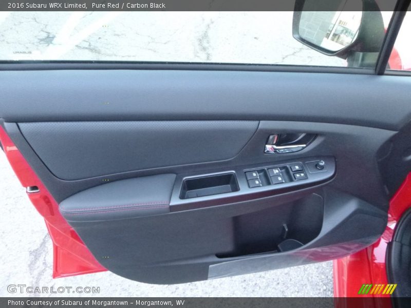 Pure Red / Carbon Black 2016 Subaru WRX Limited