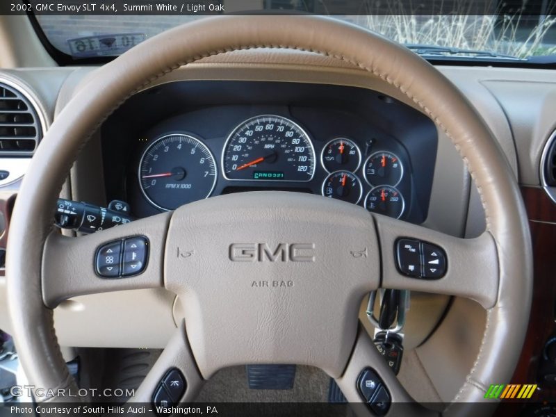 Summit White / Light Oak 2002 GMC Envoy SLT 4x4
