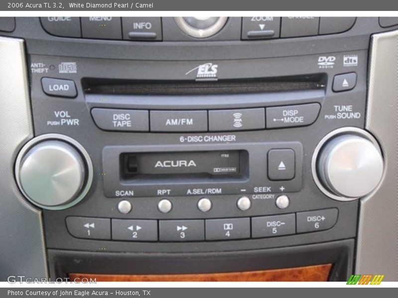 White Diamond Pearl / Camel 2006 Acura TL 3.2