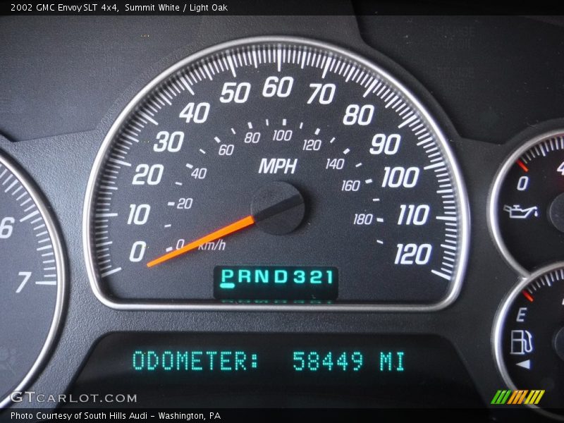 Summit White / Light Oak 2002 GMC Envoy SLT 4x4