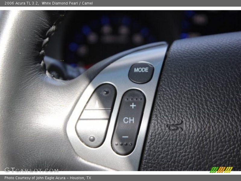 White Diamond Pearl / Camel 2006 Acura TL 3.2