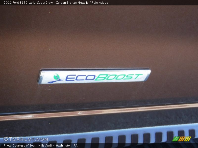 Golden Bronze Metallic / Pale Adobe 2011 Ford F150 Lariat SuperCrew