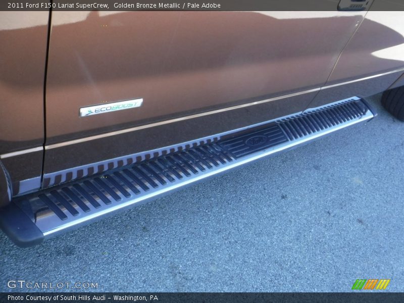 Golden Bronze Metallic / Pale Adobe 2011 Ford F150 Lariat SuperCrew