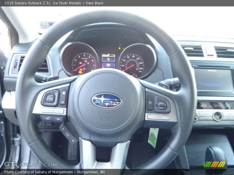 Ice Silver Metallic / Slate Black 2016 Subaru Outback 2.5i