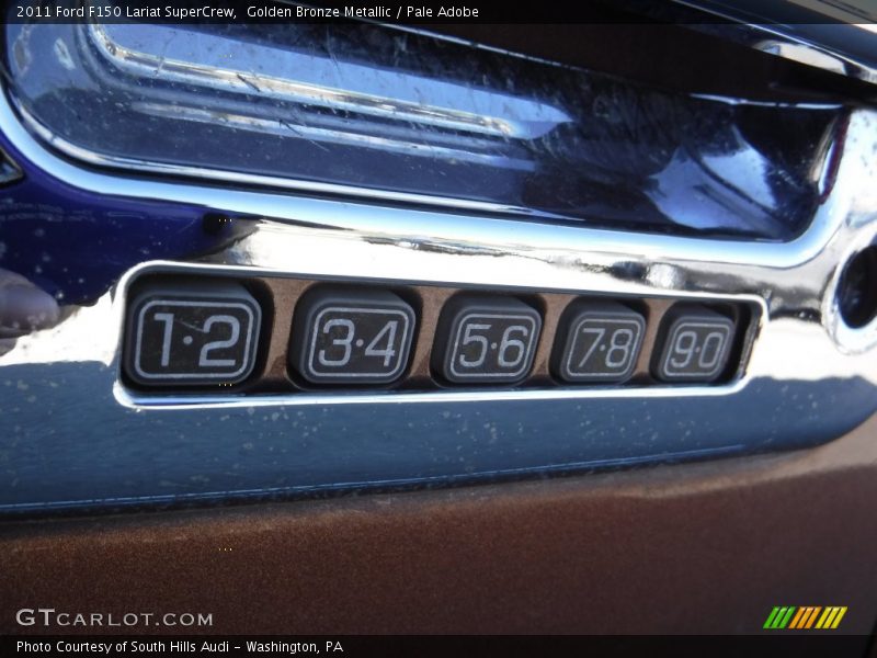 Golden Bronze Metallic / Pale Adobe 2011 Ford F150 Lariat SuperCrew