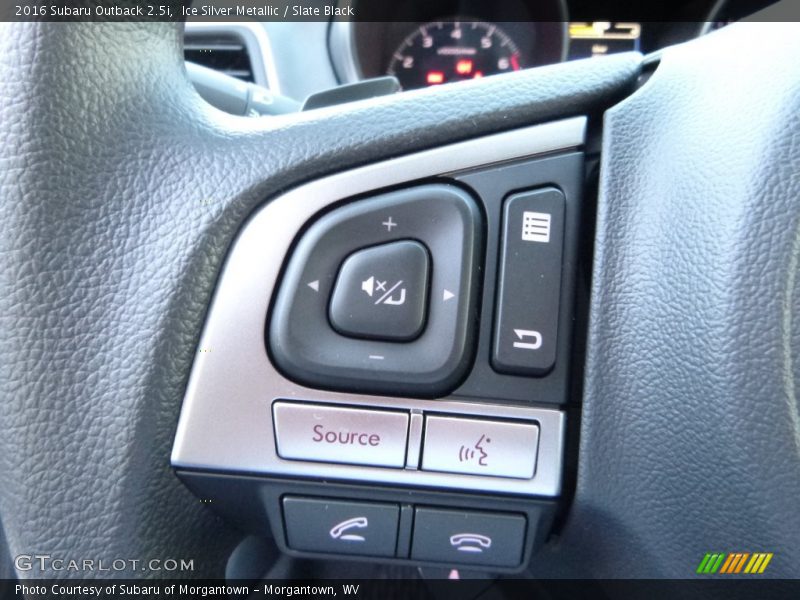 Ice Silver Metallic / Slate Black 2016 Subaru Outback 2.5i