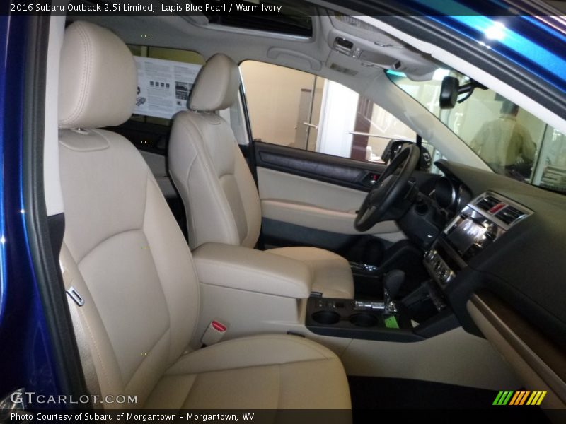 Lapis Blue Pearl / Warm Ivory 2016 Subaru Outback 2.5i Limited