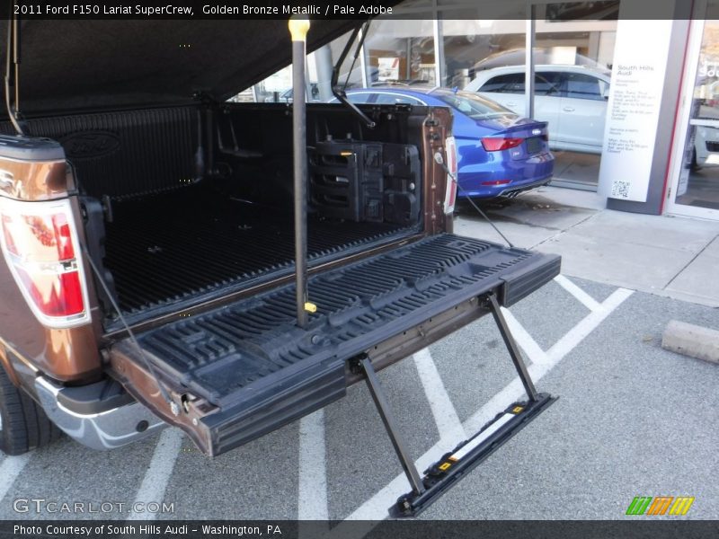 Golden Bronze Metallic / Pale Adobe 2011 Ford F150 Lariat SuperCrew
