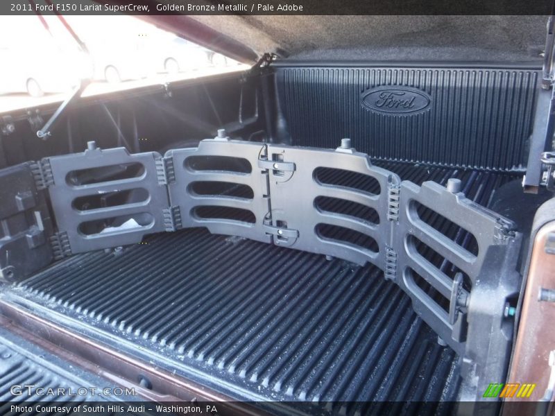 Golden Bronze Metallic / Pale Adobe 2011 Ford F150 Lariat SuperCrew