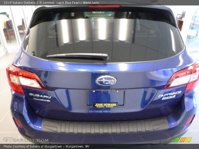 Lapis Blue Pearl / Warm Ivory 2016 Subaru Outback 2.5i Limited