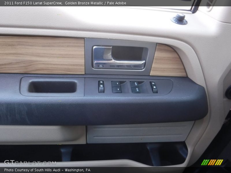 Golden Bronze Metallic / Pale Adobe 2011 Ford F150 Lariat SuperCrew