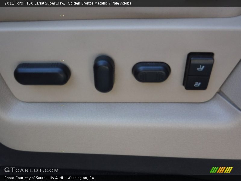 Golden Bronze Metallic / Pale Adobe 2011 Ford F150 Lariat SuperCrew