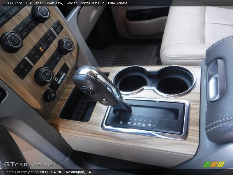 Golden Bronze Metallic / Pale Adobe 2011 Ford F150 Lariat SuperCrew